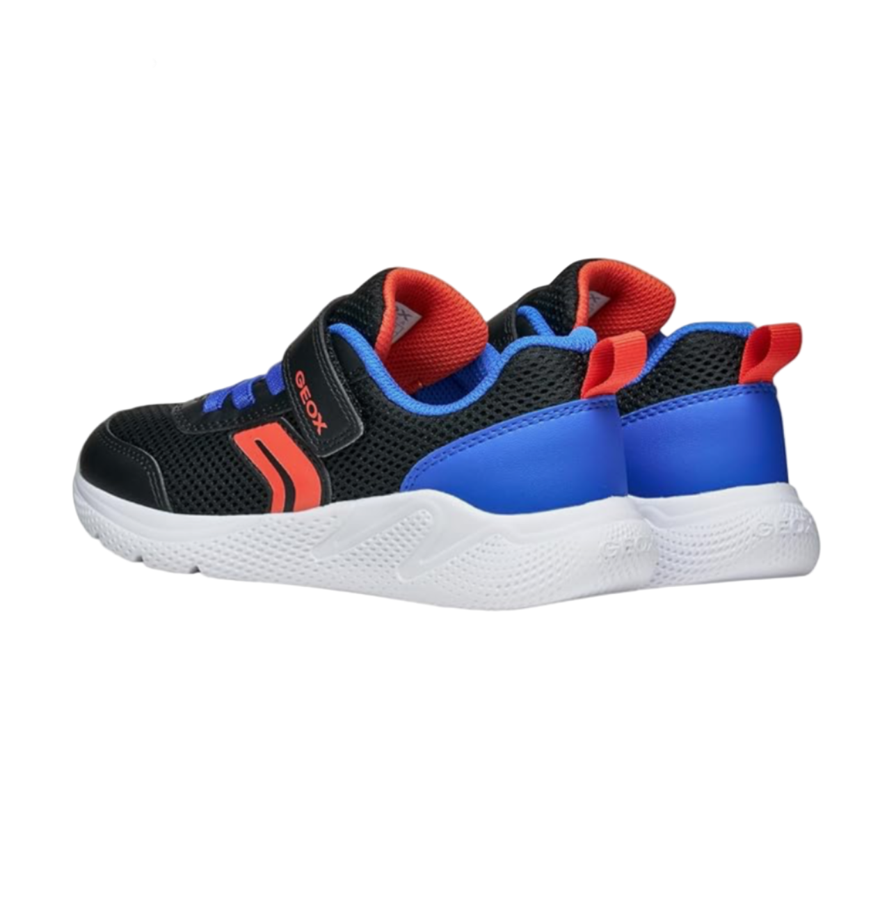 GEOX J Sprintye Black/Royal  Mesh Trainer