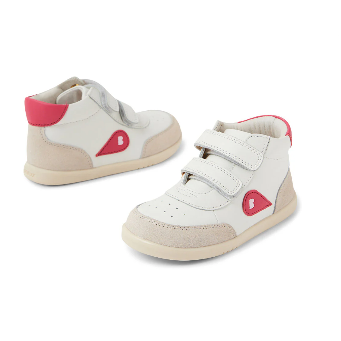 BOBUX CHAMP HIGH TRAINER - CHALK- RAD RASPBERRY