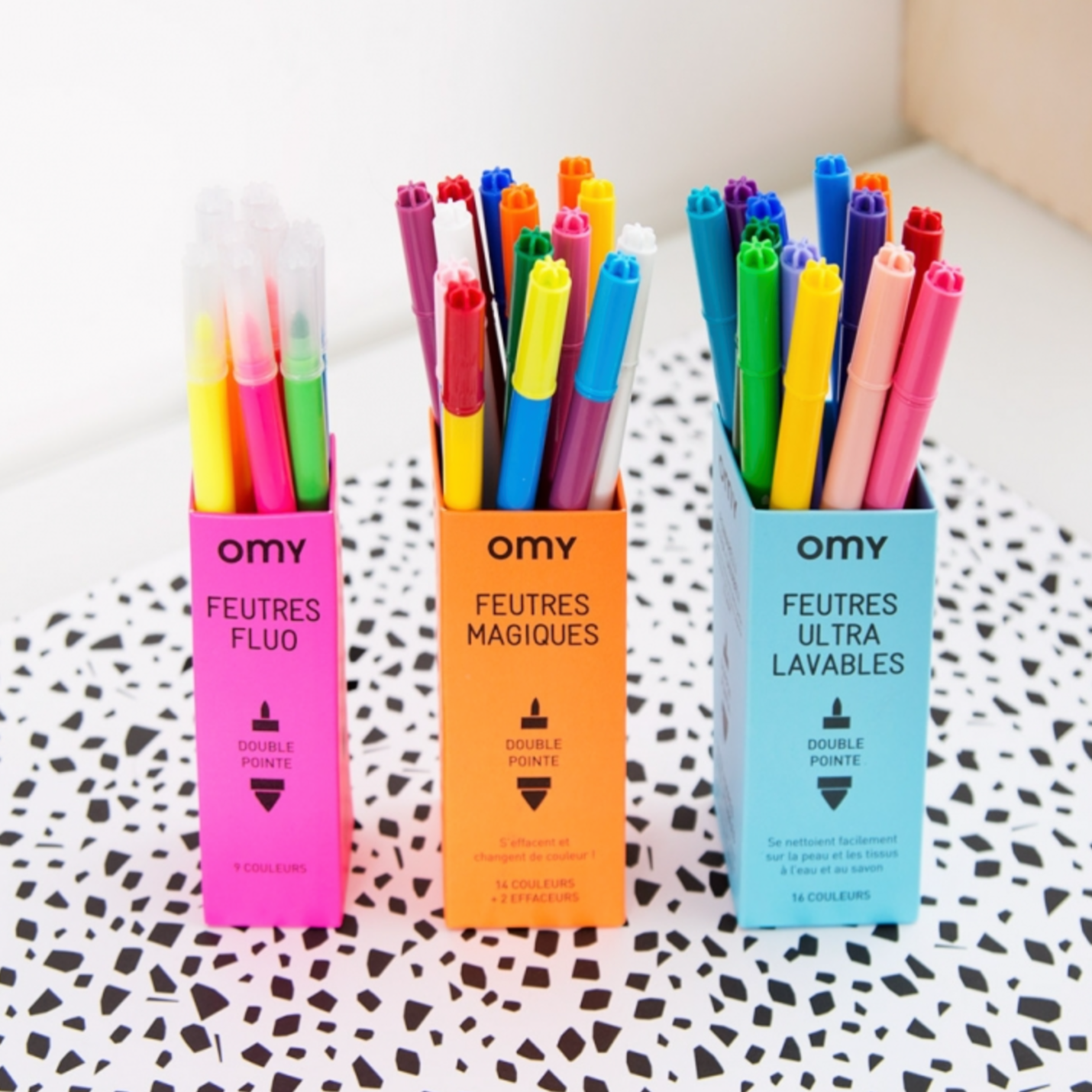OMY Ultrawashable Felt Pens