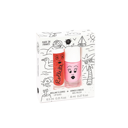 Nailmatic Kids Duo Nail Varnish/Lip Gloss - Holidays