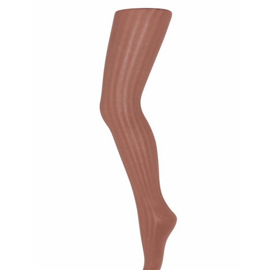 MP Denmark Cotton Rib Tights Copper Brown