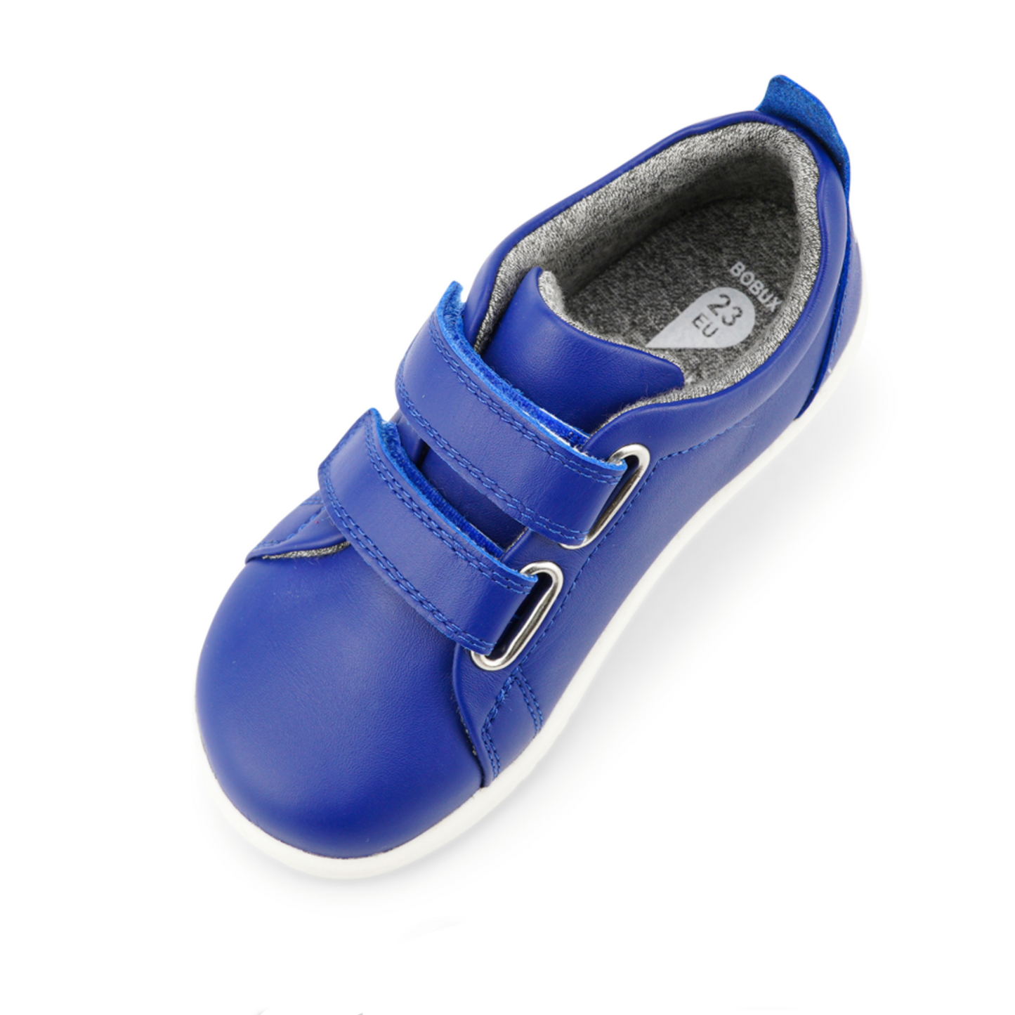 Bobux Grass Court Blueberry Leather Trainers