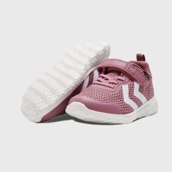 Hummel Actus Recycled Tex JNR Deco-Rose Trainers