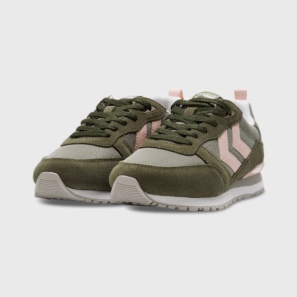 Hummel Monaco 86 Olive Trainers