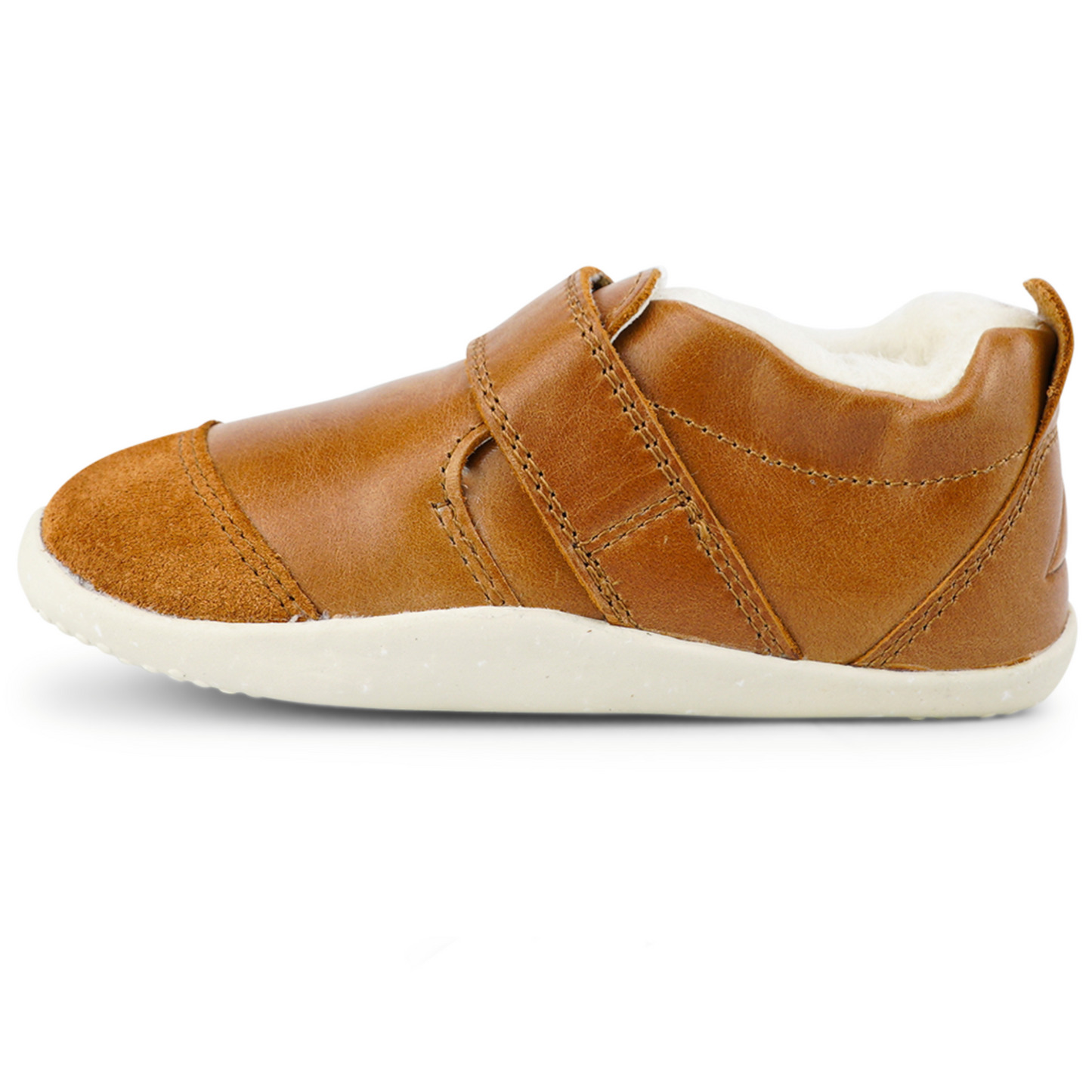 Bobux Marvel Arctic Caramel lined Leather Shoes