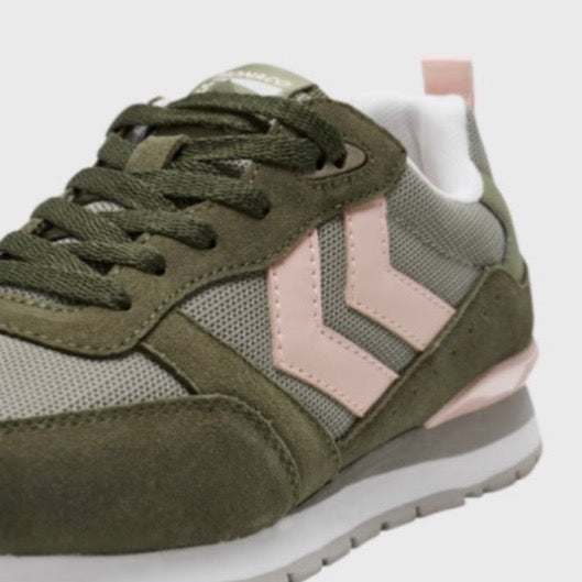 Hummel Monaco 86 Olive Trainers