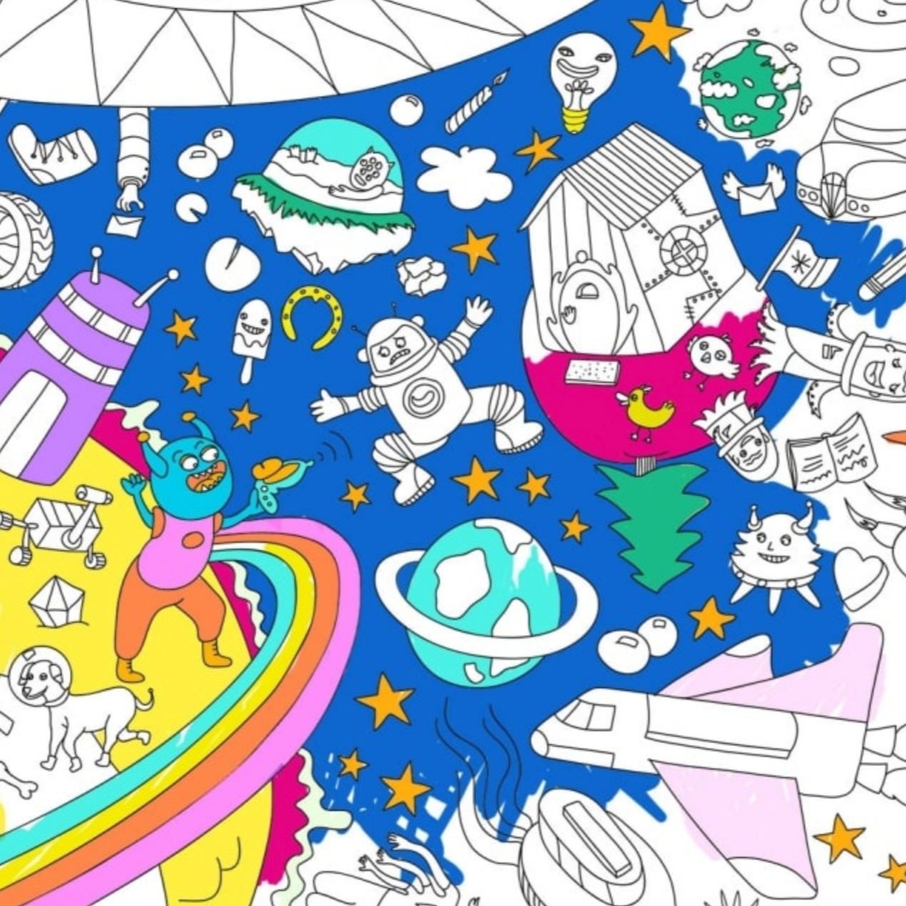 OMY Cosmos - Giant Colouring Poster