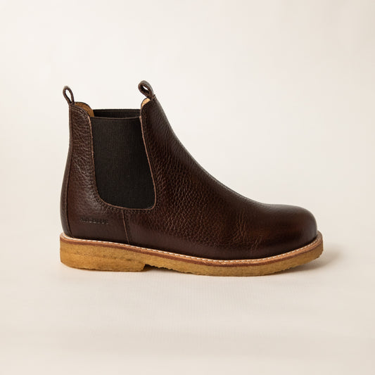 Angulus Chelsea Boots Dark Brown Leather