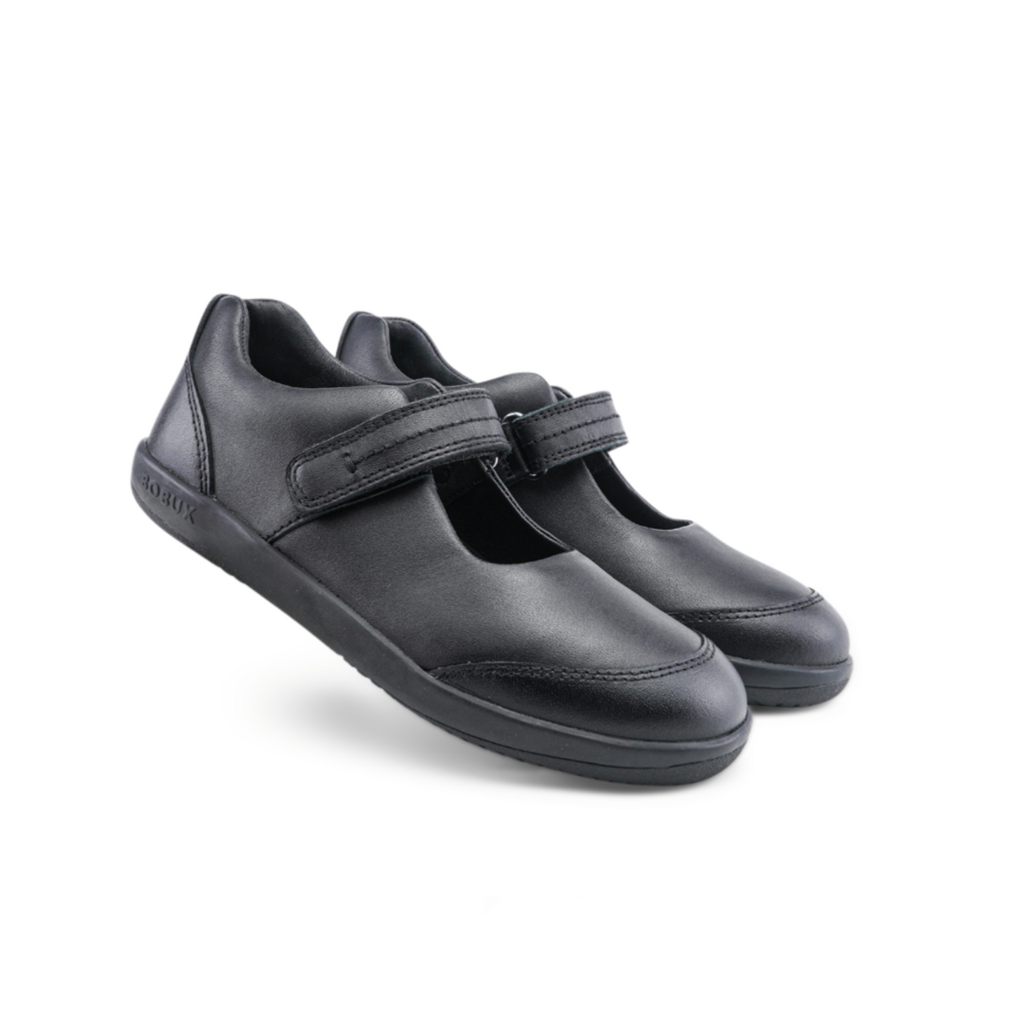 Bobux Quest Black Leather School Shoes