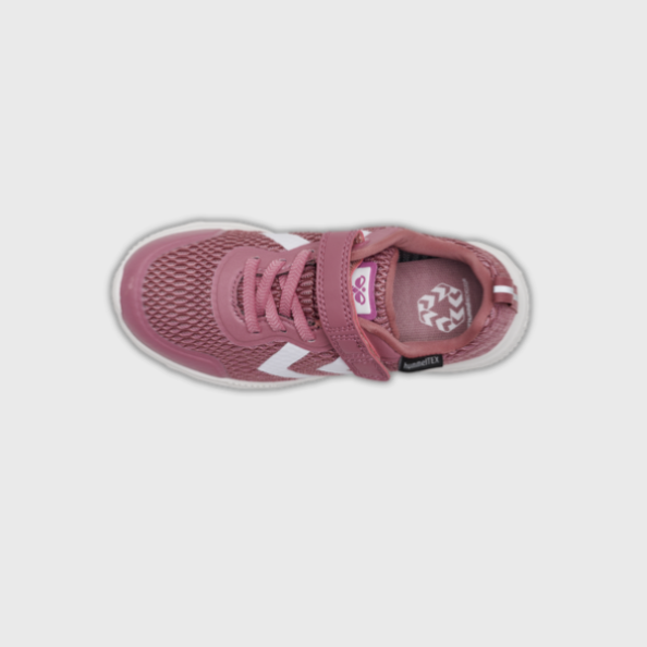 Hummel Actus Recycled Tex JNR Deco-Rose Trainers