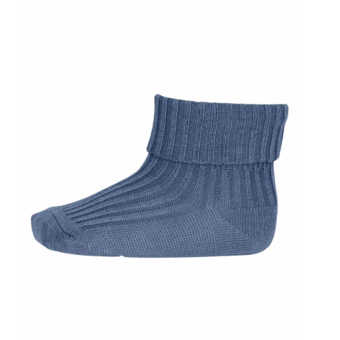 MP Denmark Cotton Rib Baby Socks Stone Blue