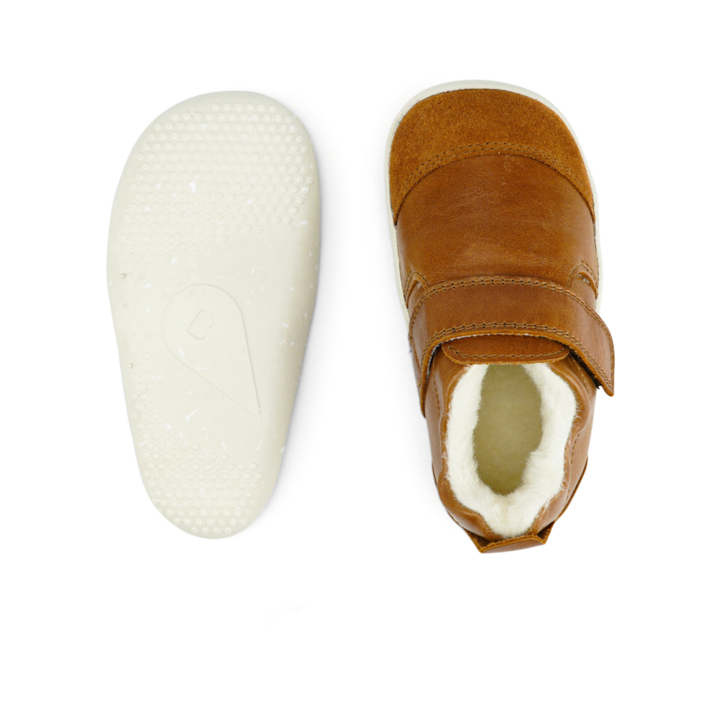 Bobux Marvel Arctic Caramel lined Leather Shoes