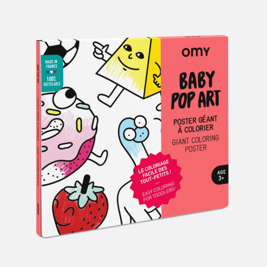 OMY Baby Pop Art - Giant Colouring Poster