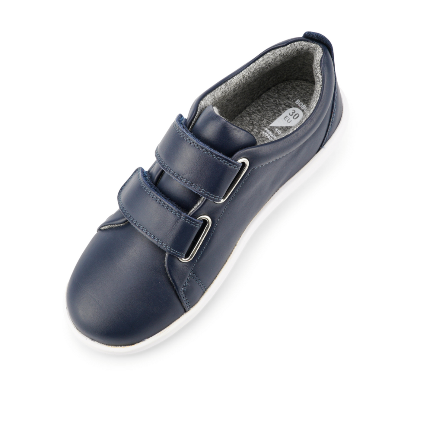 Bobux Grass Court Navy Leather Trainers