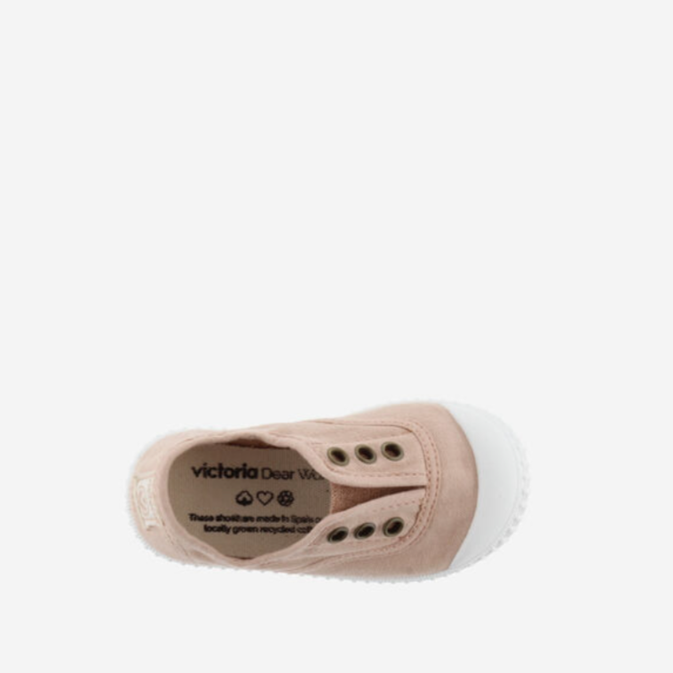 Victoria 1915 Canvas Elastic Plimsoll Ballet Pink