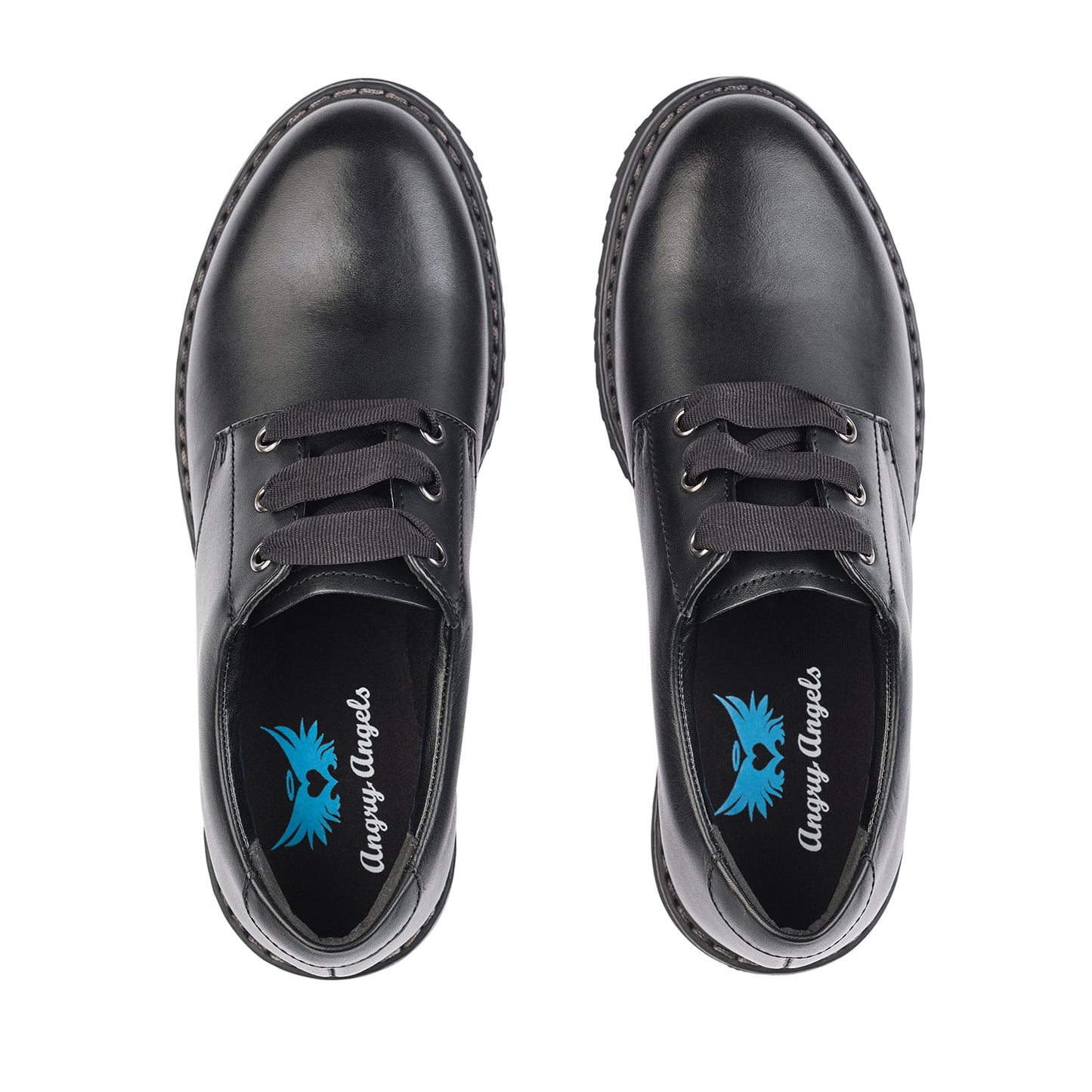 Start-Rite Impact Black Leather School Shoes