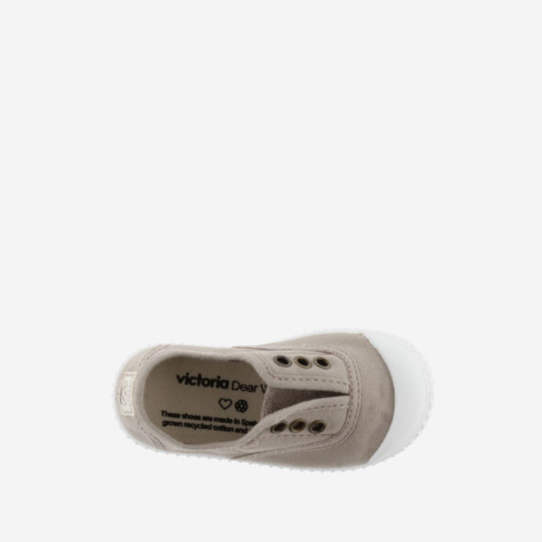 Victoria 1915 Canvas Elastic Plimsoll Beige