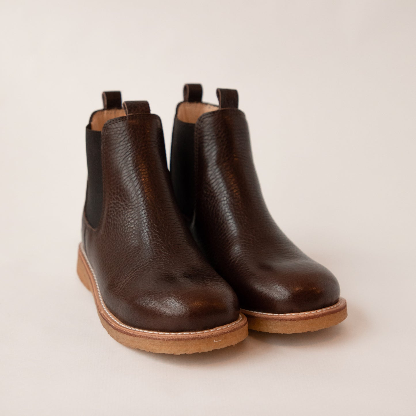 Angulus Chelsea Boots Dark Brown Leather